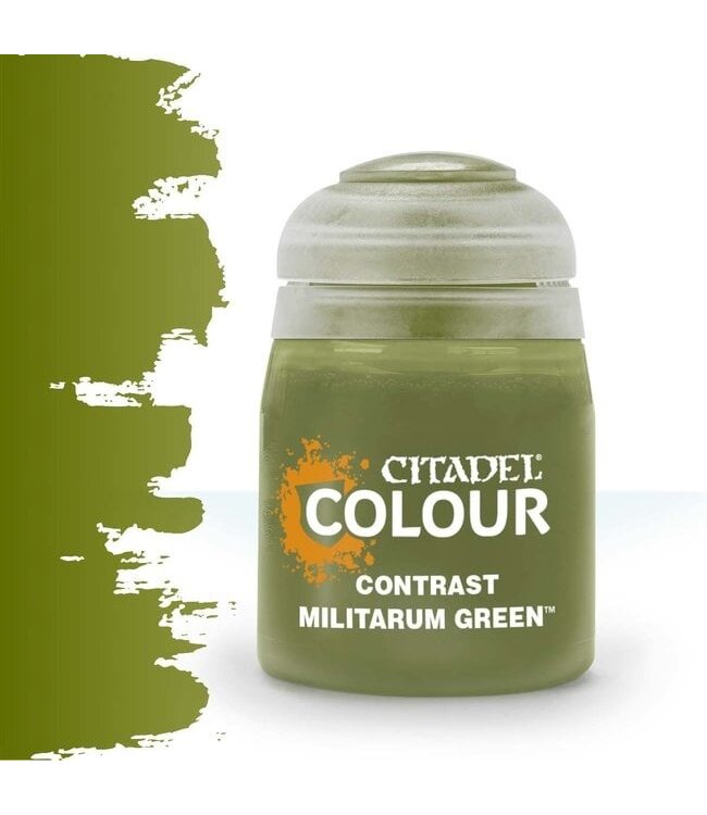 Citadel Colour Contrast: Militarum Green (18ml) - Miniature Paint