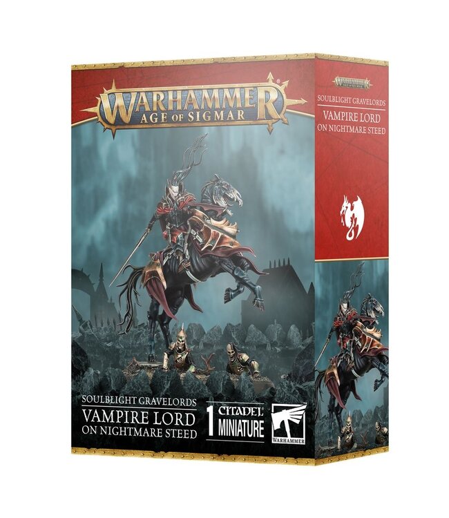 Citadel Miniatures Soulblight Gravelords: Vampire Lord on Nightmare Steed