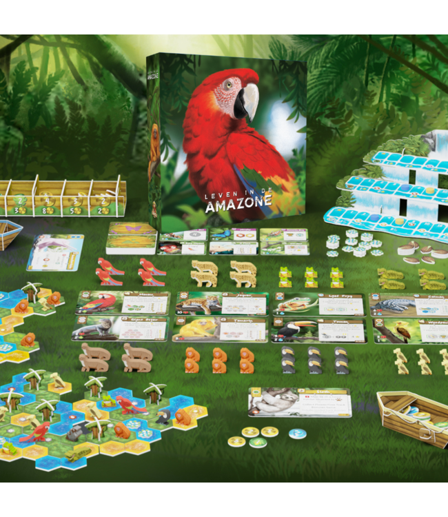 Leven in de Amazone (NL) - Brettspiel