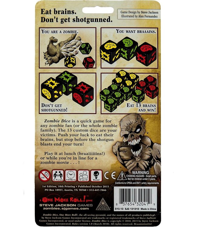 Zombie Dice -  Dice game