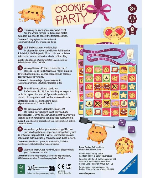 Cookie Party - Dobbelspel