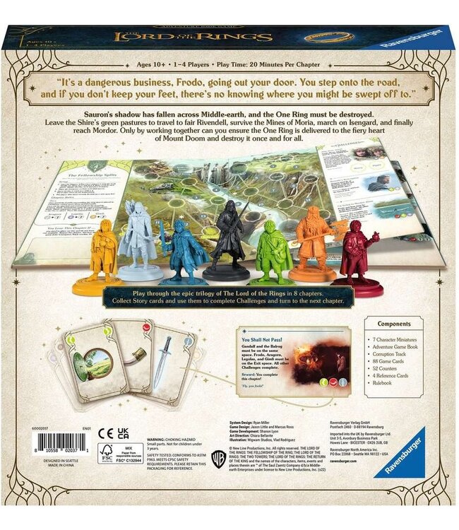 The Lord of the Rings: Adventure Book Game (ENG) - Bordspel