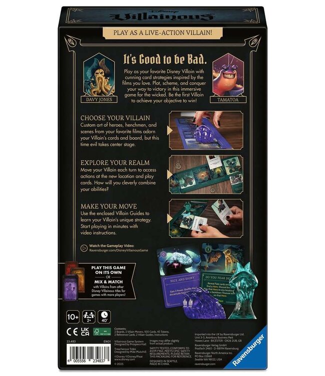 Disney Villainous: Treacherous Tides (ENG) - Brettspiel