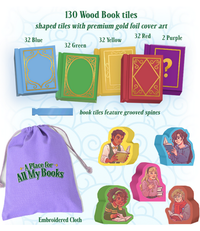 A Place for All My Books (Deluxe) (ENG) - Brettspiel