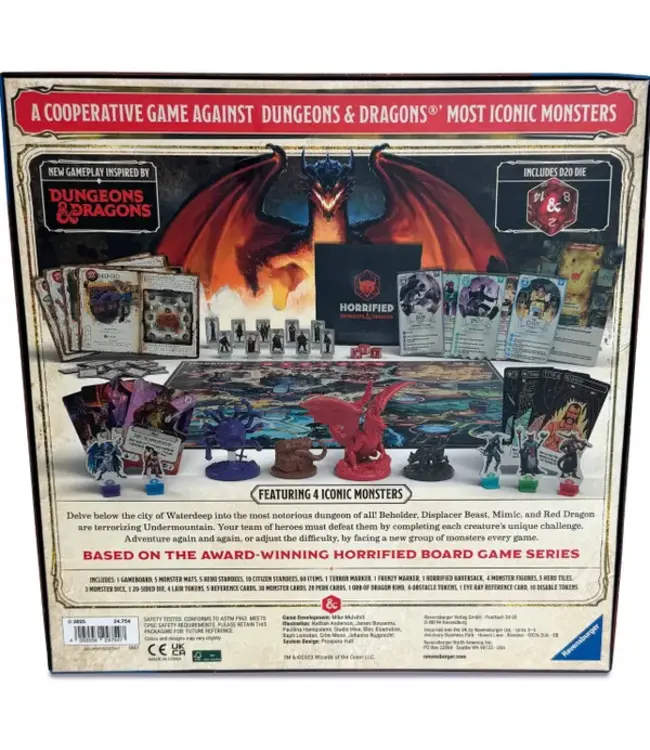 Horrified: Dungeons & Dragons (ENG) - Brettspiel