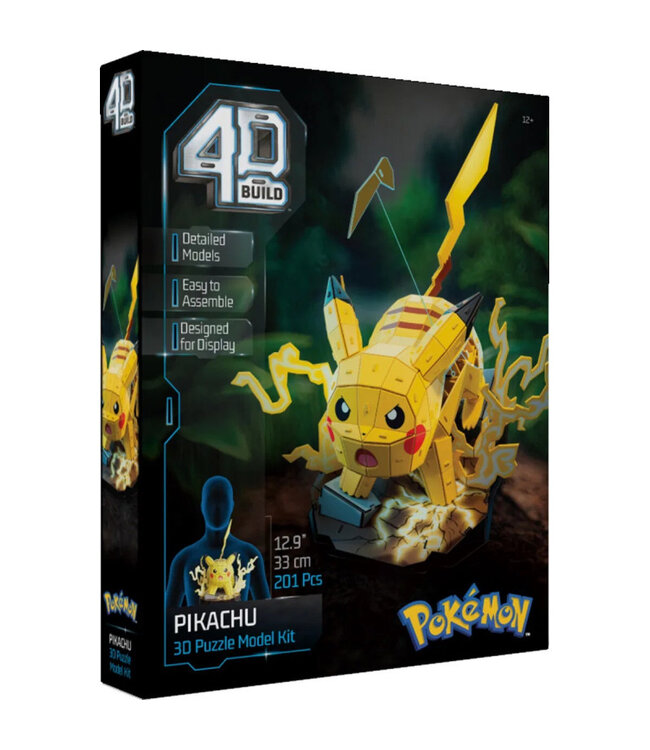Spin Master Games 4D Build Pokémon: Pikachu