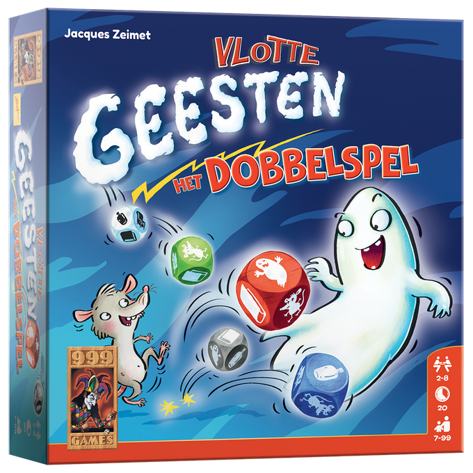 999 Games Vlotte Geesten: Het Dobbelspel (NL)