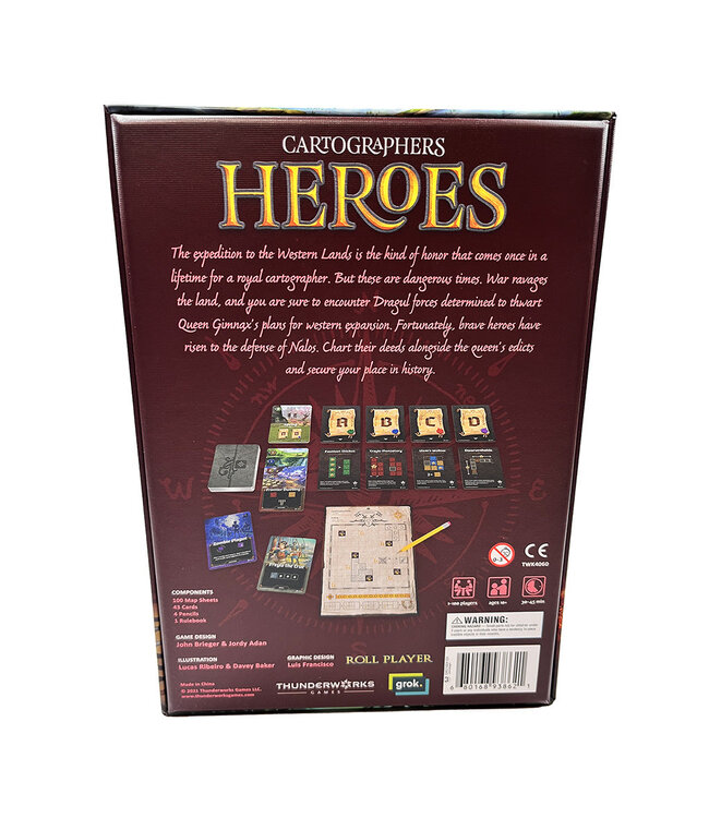 Cartographers: Heroes (ENG) - Kartenspiel