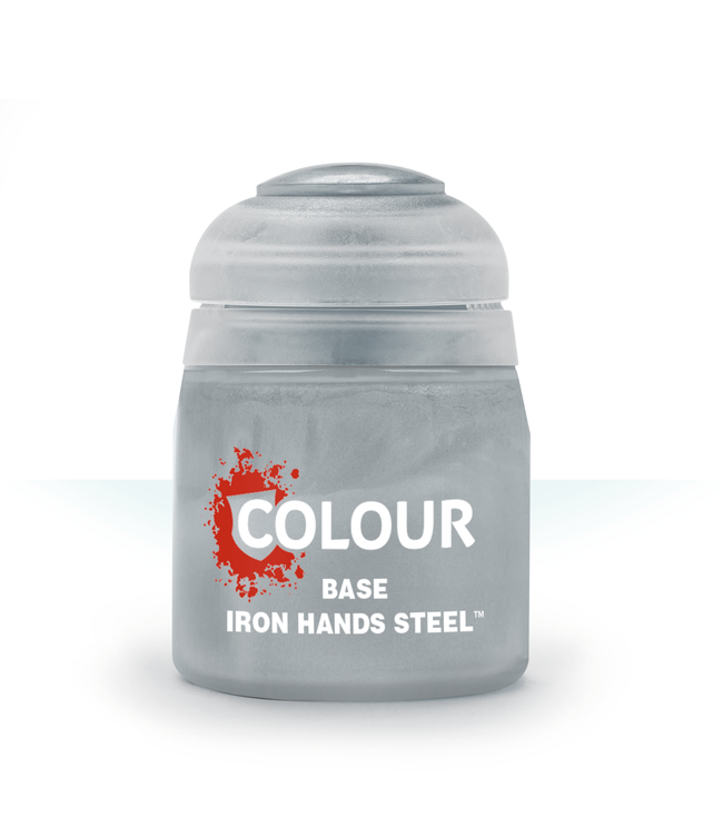 Citadel Colour Base: Iron Hands Steel (12ml) - Miniature Paint