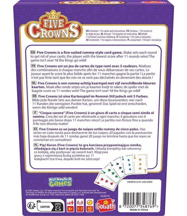 Five Crowns - Kartenspiel