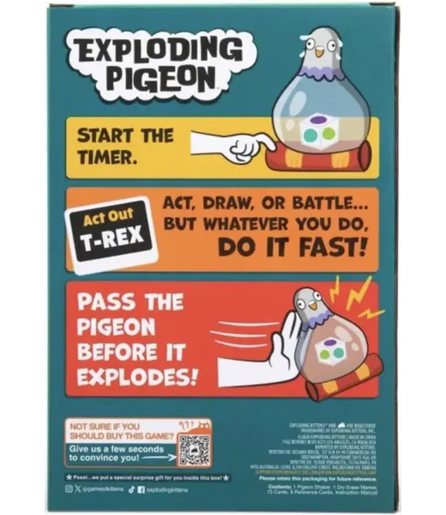 Exploding Pigeon (NL) - Party Game