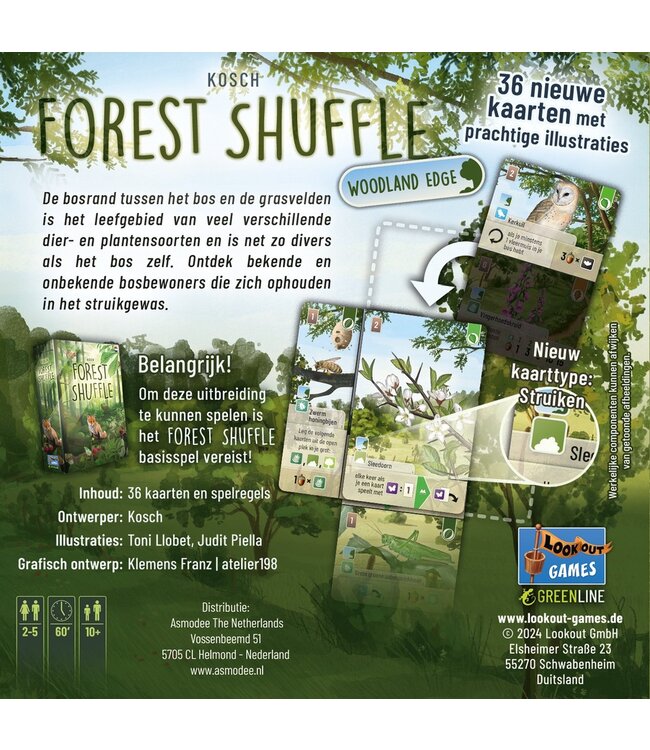 Forest Shuffle: Woodland Edge (NL) - Kaartspel