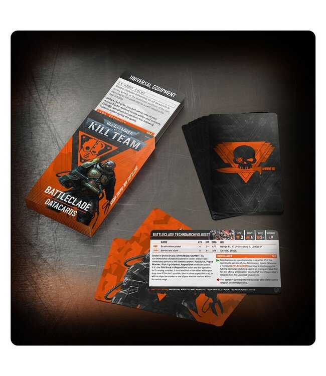 Warhammer 40,000 - Kill Team Datacards: Battleclade