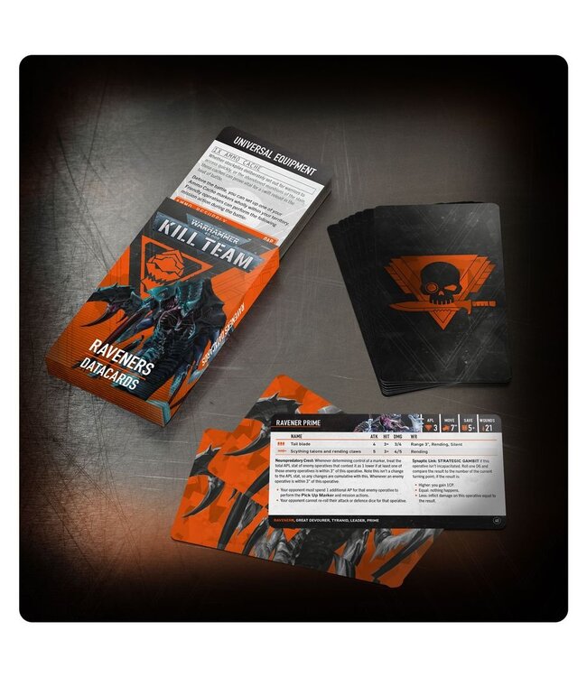 Warhammer 40,000 - Kill Team Datacards: Raveners