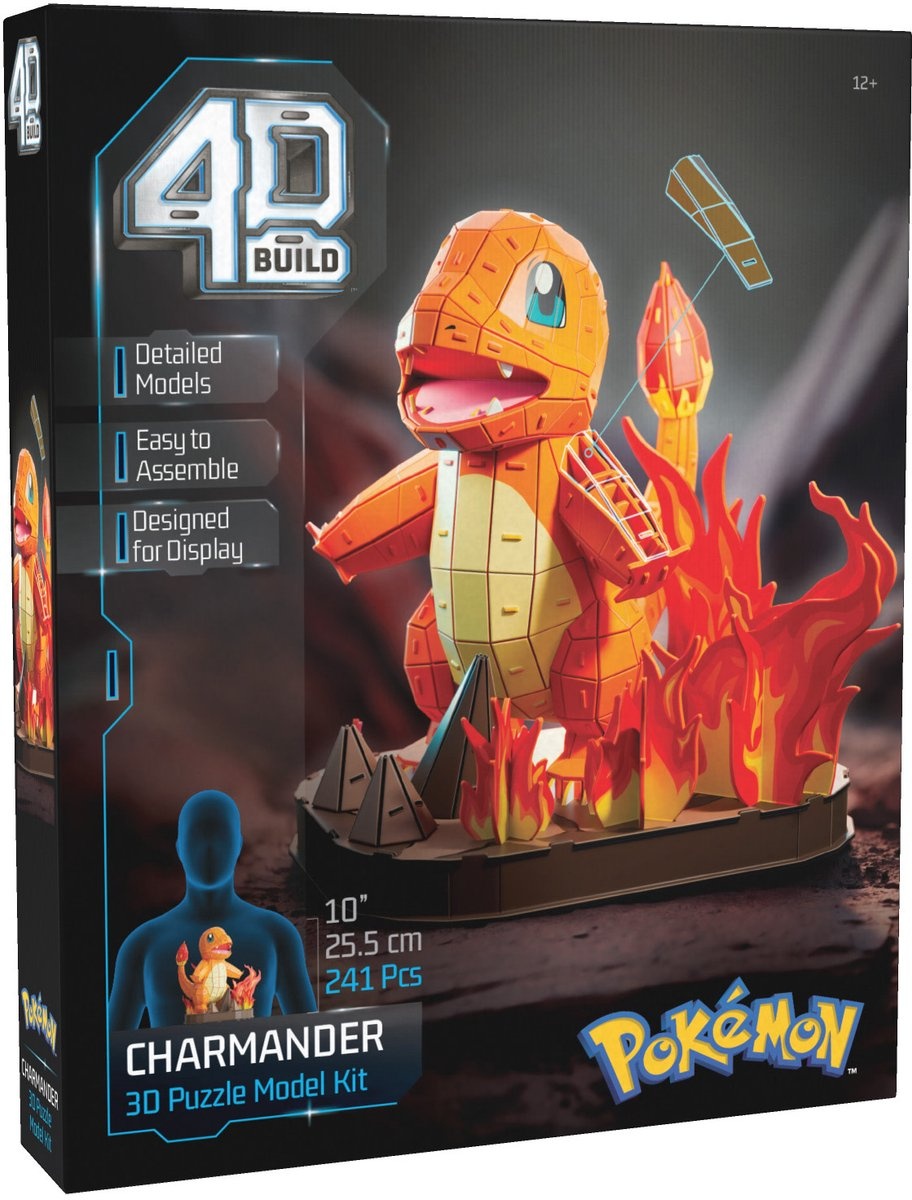 Spin Master Games 4D Build Pokémon: Charmander