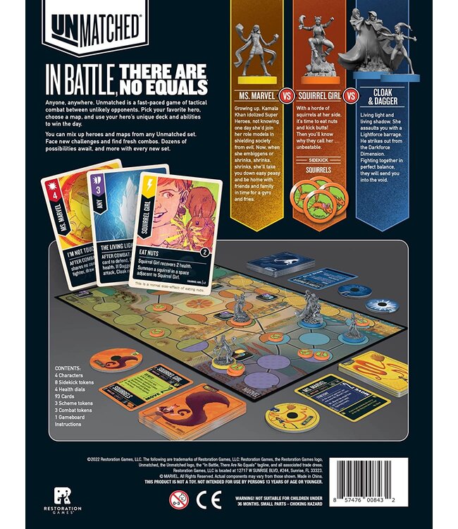 Unmatched: Marvel - Teen Spirit (ENG) - Board game