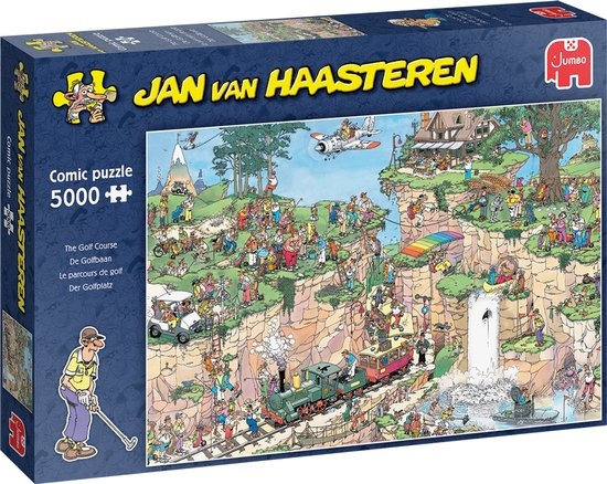 Jumbo Jan van Haasteren: De Golfbaan (5000 Stukjes) afbeelding