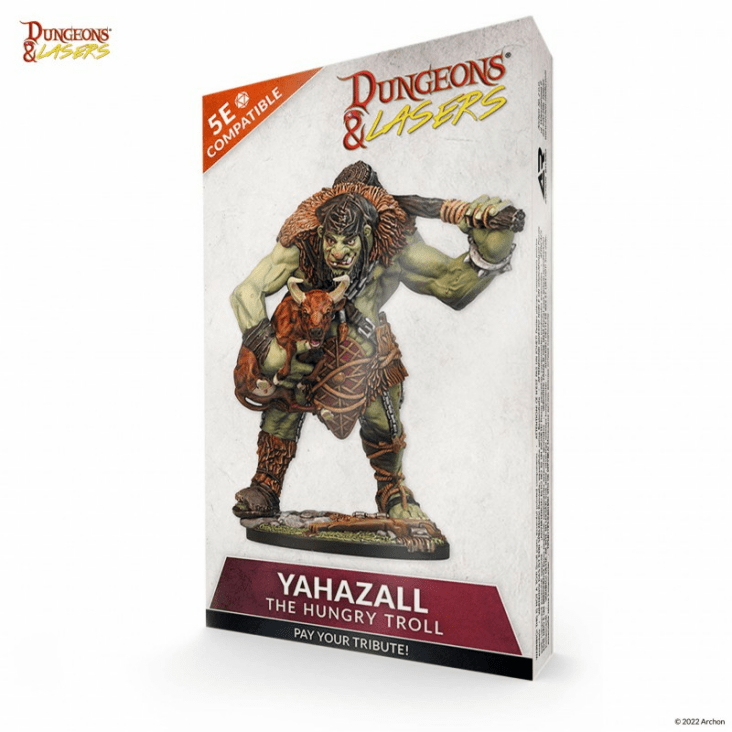 Dungeons &amp; Lasers Yazhazzal the Hungry Troll afbeelding