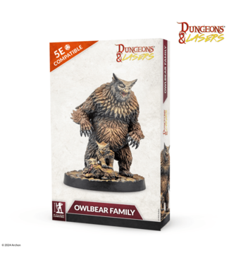 Dungeons & Lasers Owlbear Family