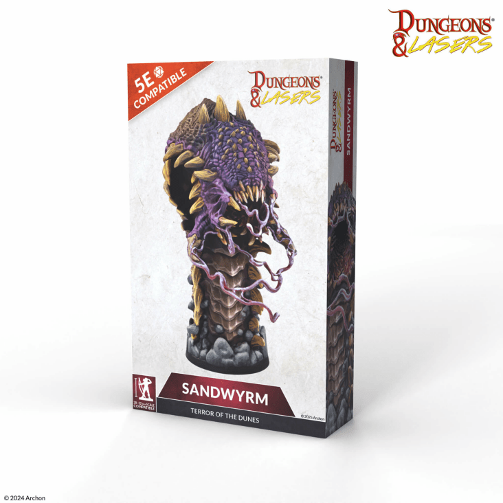 Dungeons &amp; Lasers Sandwyrm Terror of the Dunes afbeelding