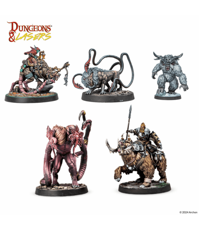Dungeon & Lasers - Horrors of Deuslair: Tidor's Beast Hunt - Miniatures