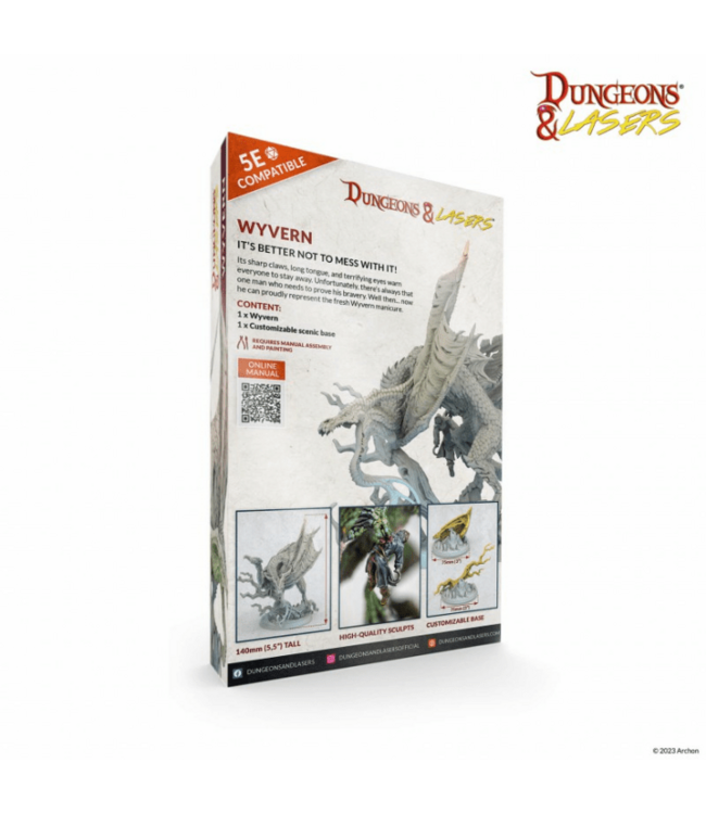 Dungeons & Lasers - Wyvern - Miniatures