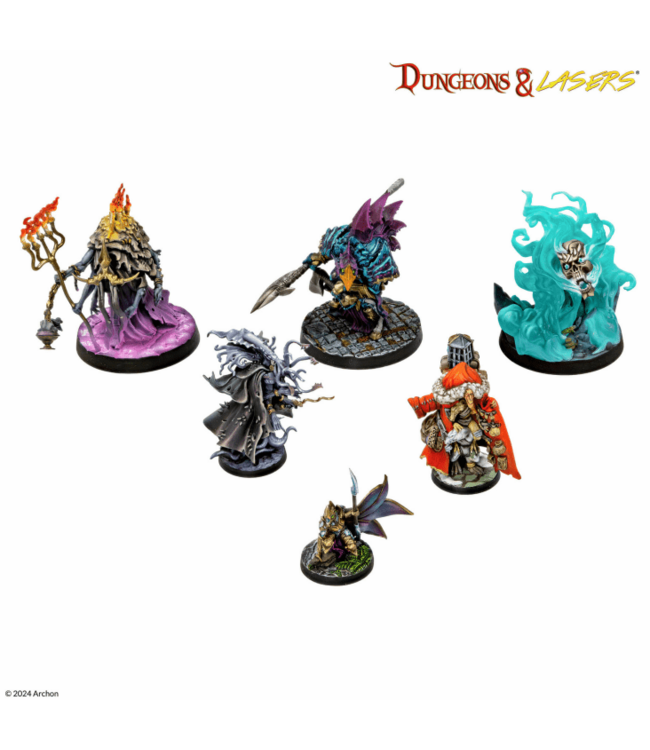 Dungeons & Lasers - Victims of Insanity - Miniatures