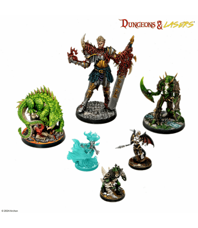 Dungeons & Lasers - Victims of Insanity - Miniatures