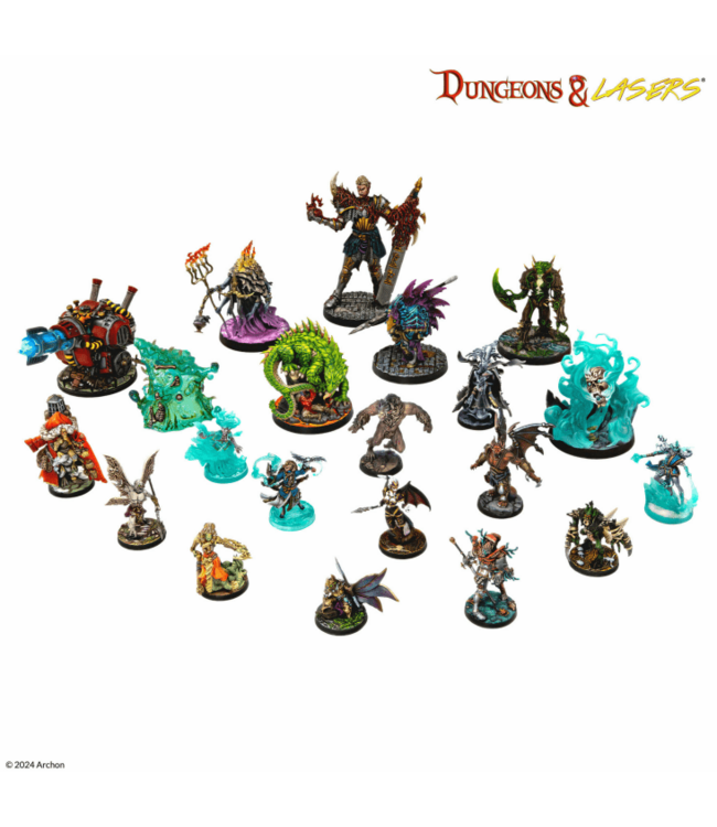 Dungeons & Lasers - Victims of Insanity - Miniatures