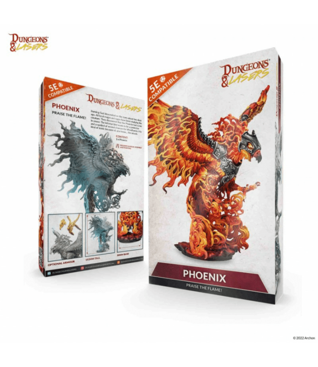 Dungeons & Lasers - Phoenix: Praise The Flame! - Miniatures