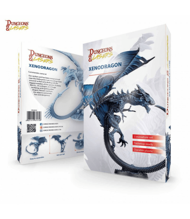 Dungeons & Lasers - Xenodragon - Miniature