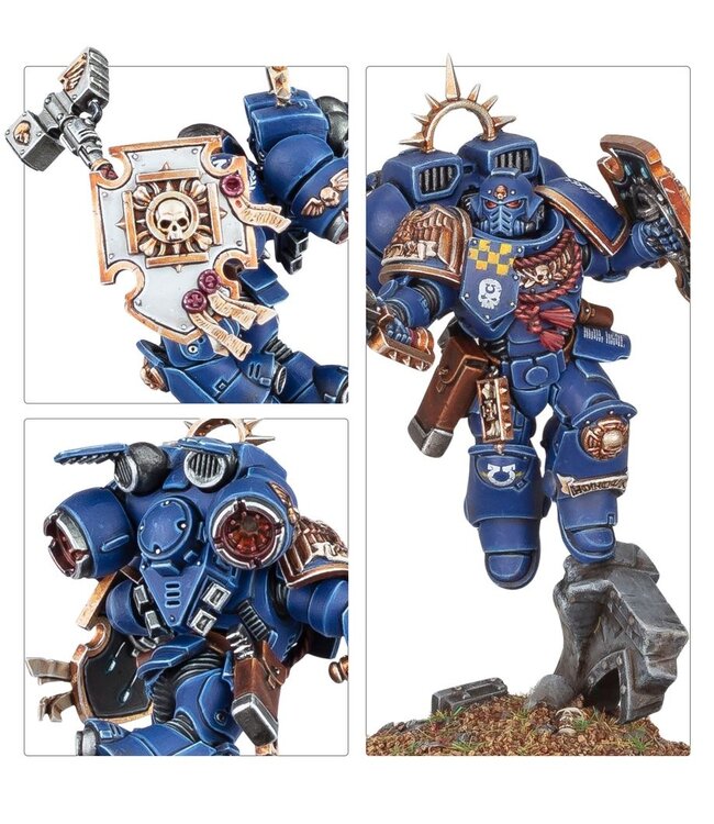 Warhammer 40,000 - Space Marines: Captain with Jump Pack and Relic Shield