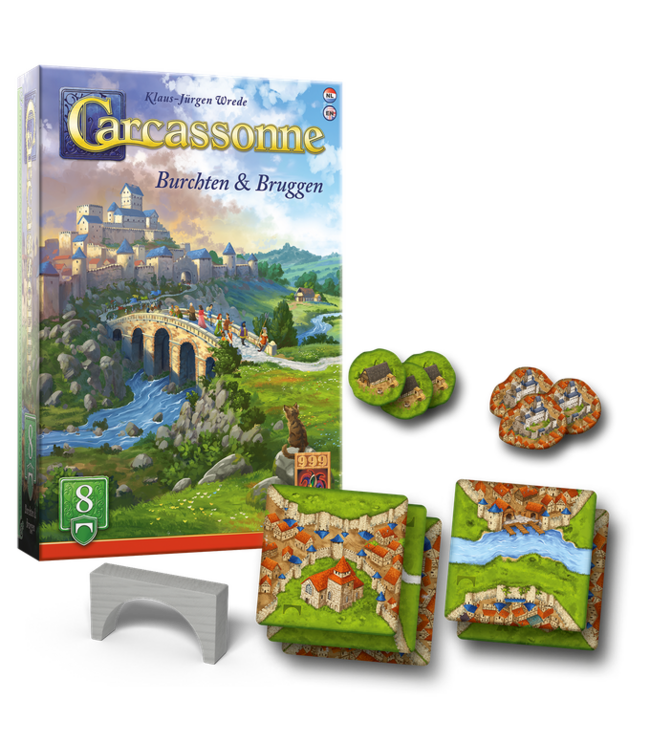 Carcassonne: Burchten & Bruggen (NL) - Brettspiel Erweiterung