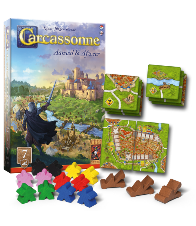 Carcassonne: Aanval & Afweer (NL) - Bordspel Uitbreiding