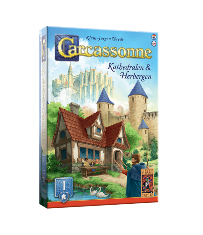 Carcassonne: Kathedralen & Herbergen (NL) - Bordspel Uitbreiding