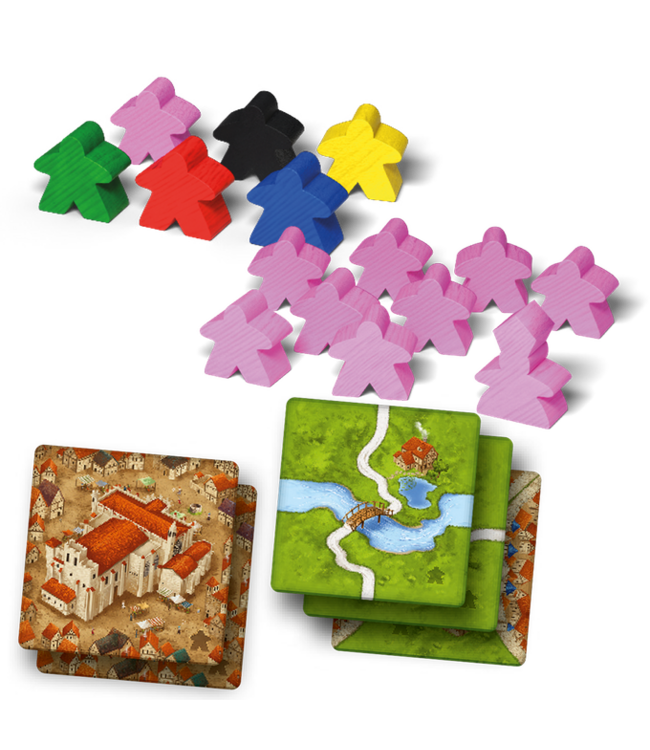 Carcassonne: Kathedralen & Herbergen (NL) - Bordspel Uitbreiding