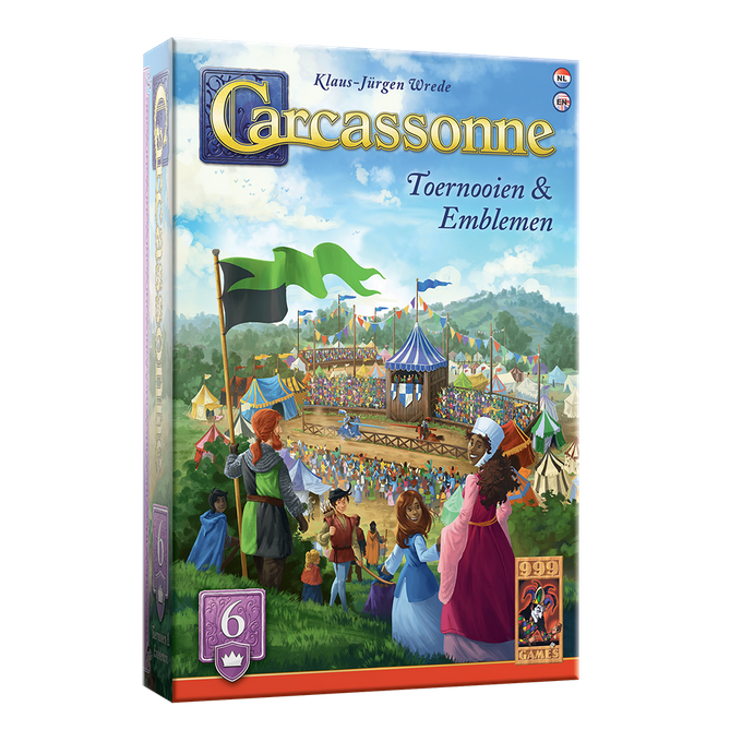 999 Games Carcassonne: Toernooien & Emblemen (NL)