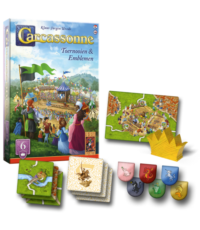Carcassonne: Toernooien & Emblemen (NL) - Board game Expansion