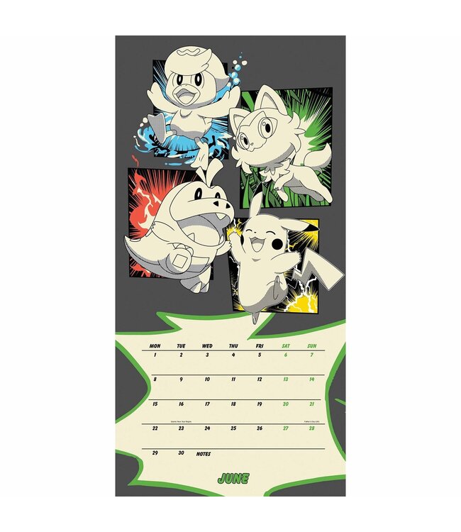 Pokémon Birthday Calendar 2026