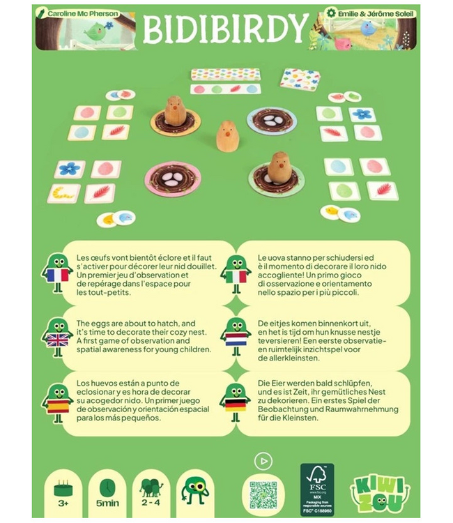 Bidibirdy (NL) - Brettspiel