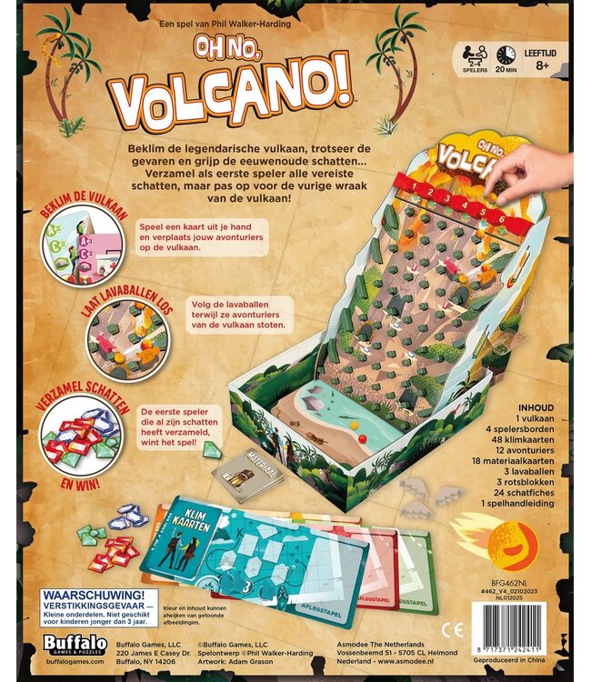 Oh No, Volcano! (NL) - Board game