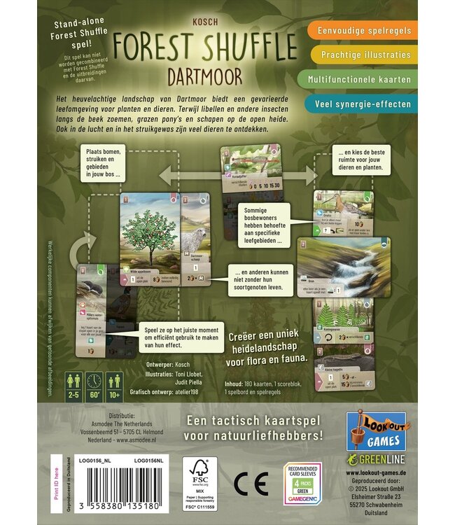 Forest Shuffle: Dartmoor (NL) - Bordspel