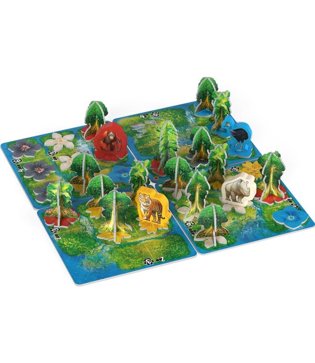 Hutan: Leven in het Regenwoud (NL) - Brettspiel