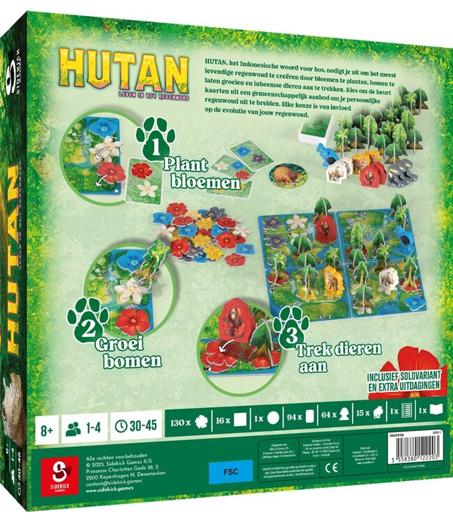 Hutan: Leven in het Regenwoud (NL) - Bordspel