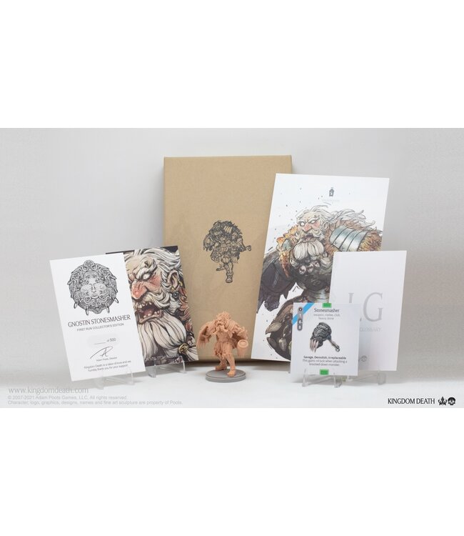 Kingdom Death: Gnostin Stonesmasher (First Run Collectors Edition 328/500)