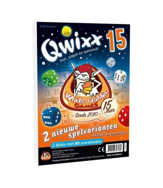 Qwixx 15 (NL) - Scoreblok