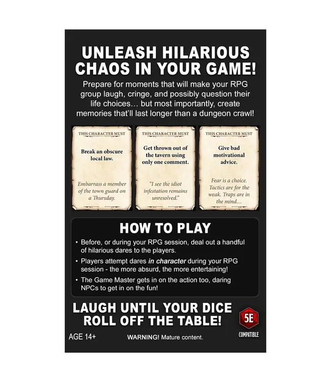 Loke BattleMats: Dumb Dares & Silly Side Quests