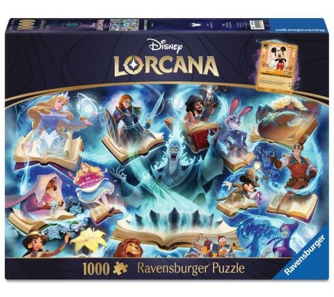 Ravensburger Disney Lorcana - Glimmers of the Realm: Sapphire (1000 Stukjes) afbeelding