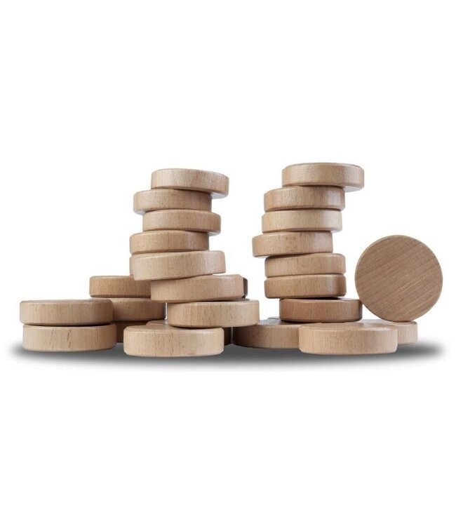 Sjoelschijven Beukenhout (30 Pieces)