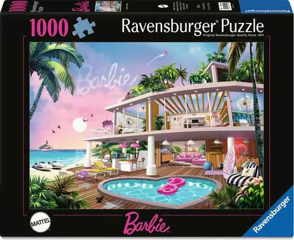 Ravensburger Barbie: Meet me in Malibu (1000 Stukjes) afbeelding